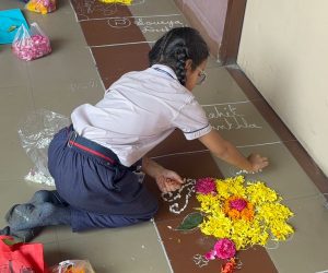 Rangoli making competition I & II